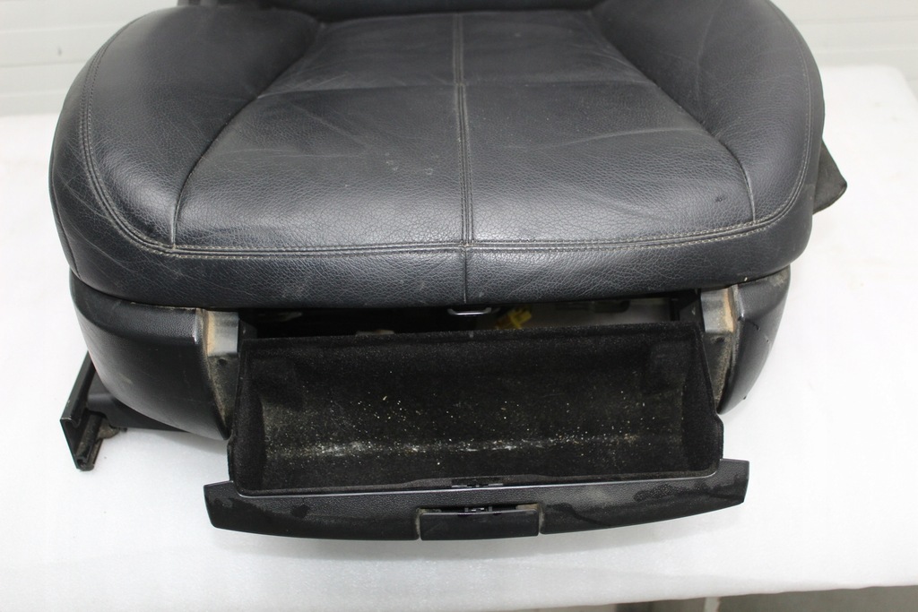 фото №10, Mercedes s klasa w221 сидіння правий przed liftem czarna шкіра підігріваємий