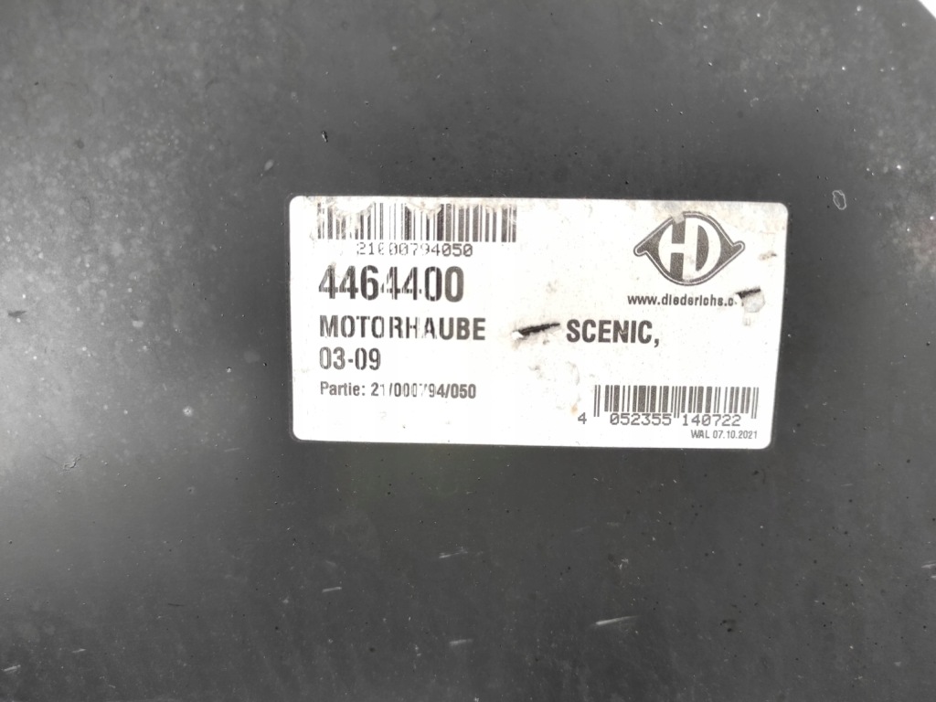 фото №9, Капот кришка двигуна renault grand scenic ii