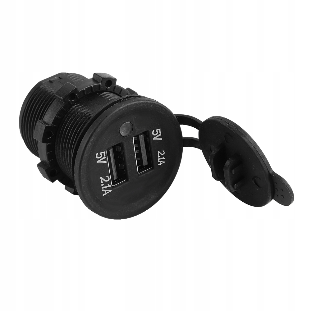 фото №10, 5v 2.1a двойной зарядное устройство usb адаптер do прикуривателя автомобильный żeńskie