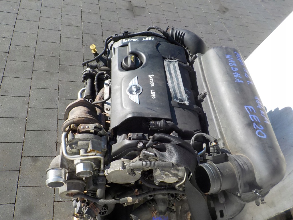 Mini cooper s r56 14r 1.6 turbo 184km двигатель n18b16a комплектный  film Цена