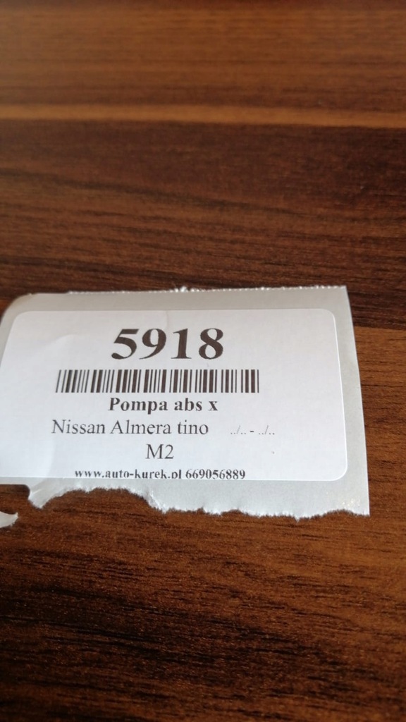 фото №5, Nissan almera tino насос abs 476604u102