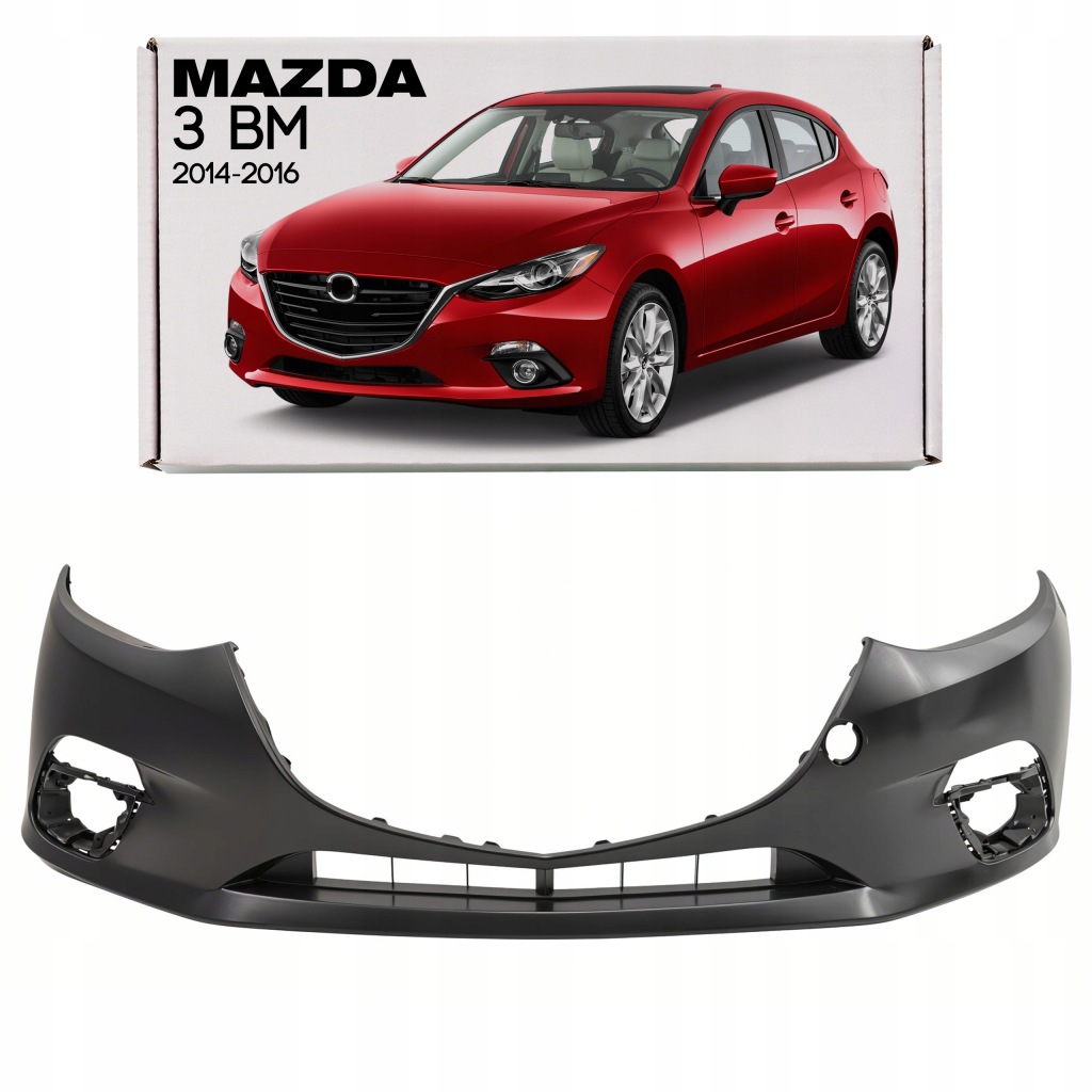 фото №1, Mazda 3 iii bm 2014-2016 przed faceliftingiem бампер передний bjs750031abb