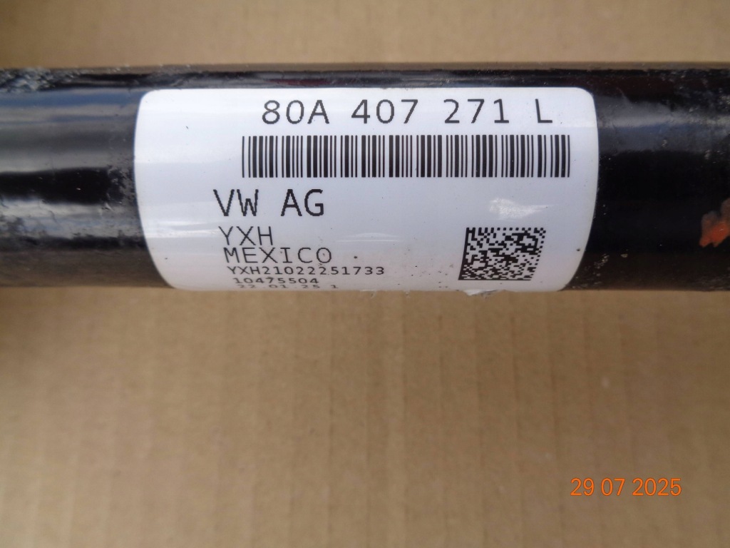 Audi q5 sq5 2025 r привідний вал передня 80a407271l як нова Київ