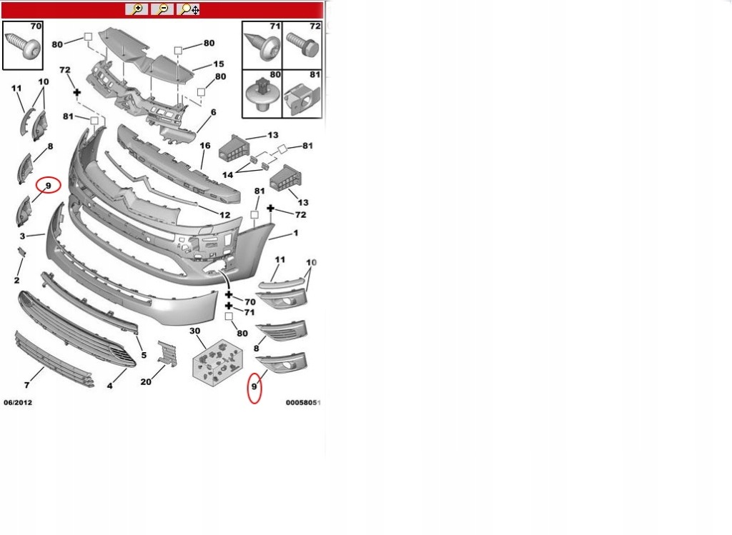 фото №3, Заглушка противотуманной фары c4 grand picasso правая + левая