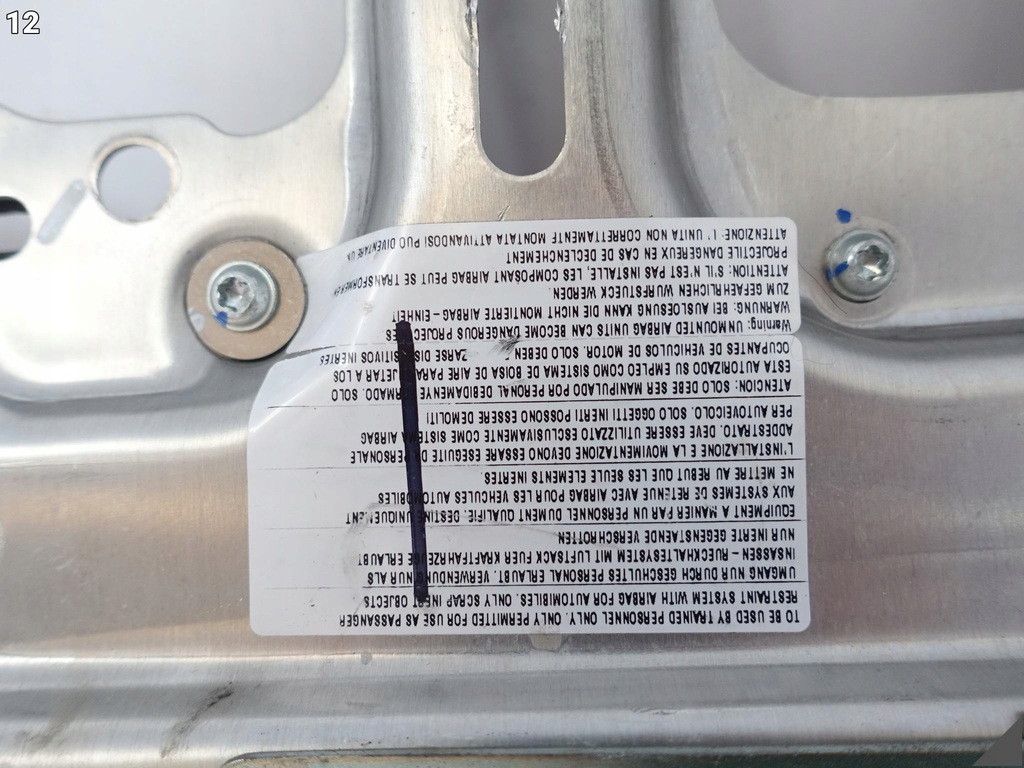 фото №13, Maserati granturismo m145 07-19 подушка безопасности подушка воздушная дверь перед r