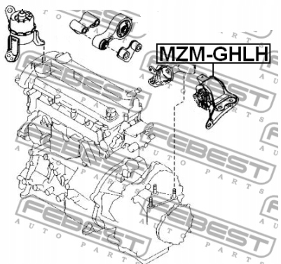 фото №3, Подушка двигателя левая mazda 6 gh 2007 - 2012