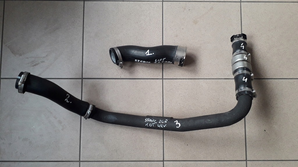 фото №1, Kia stonic 2020r lift 1.0t 48v waz шланг труба