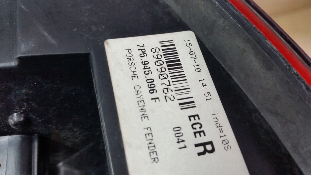 фото №11, Лампа задняя porsche cayenne led левая lub правая 10-14 7p5945095/ 7p5945096