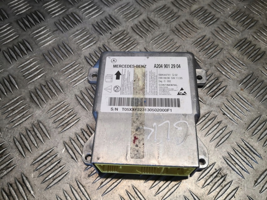 фото №1, Mercedes-benz glk x204 блок керування / модуль подушка безпеки