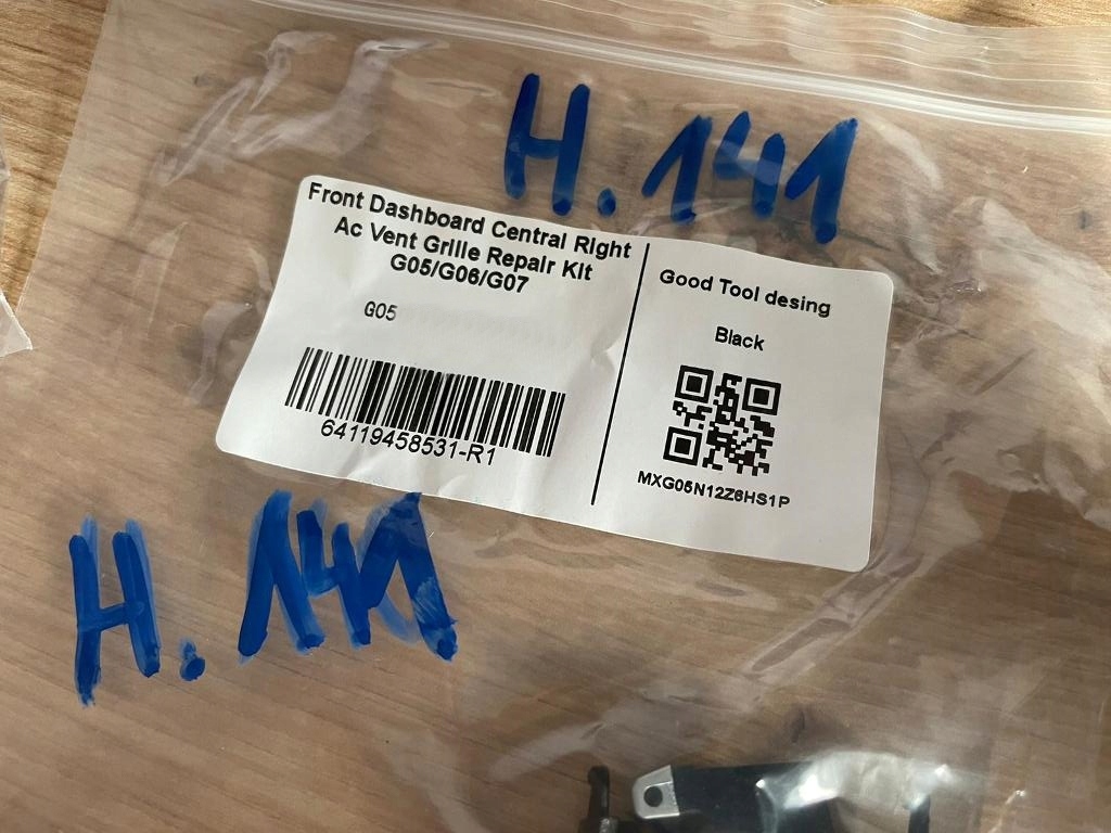 Решётка обдув хромированная правая 64119458531 do bmw x5 g05 x6 g06 x7 g07 Оригинал