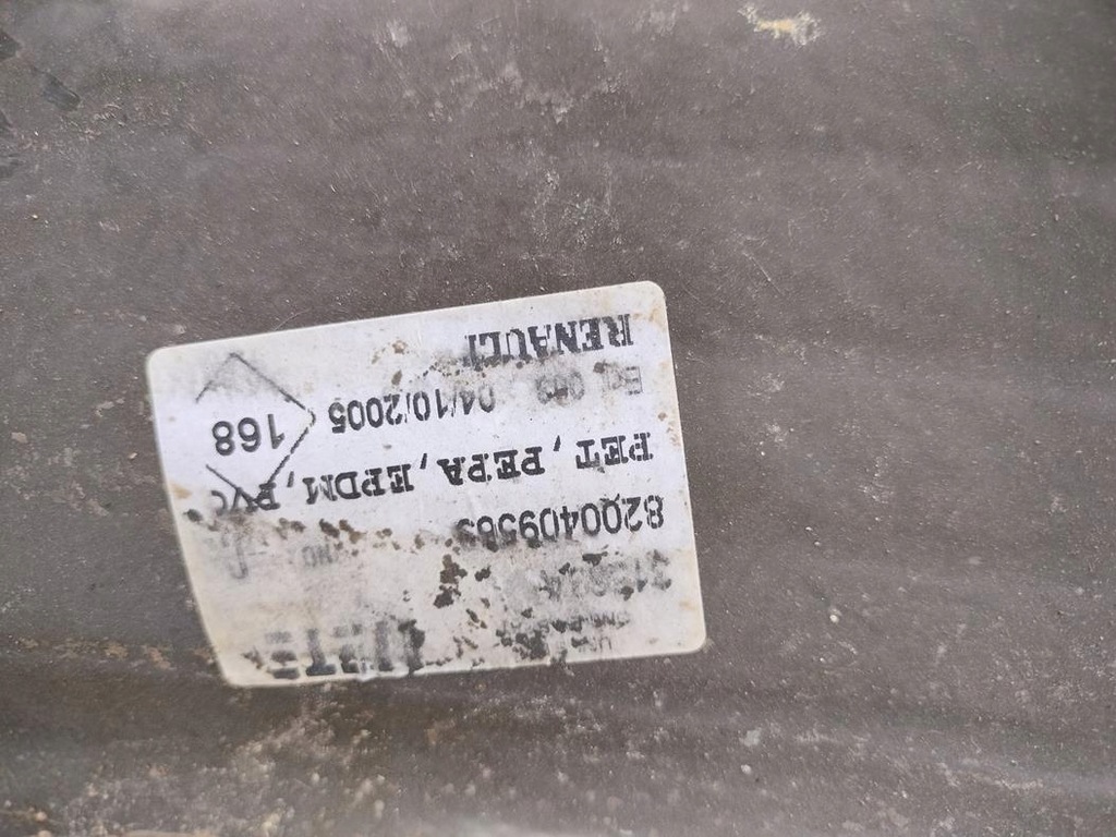 фото №3, Обшивка пол перед renault clio iii оригинальный номер