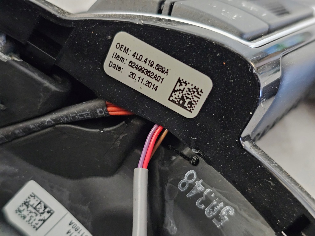 фото №14, Повітропровід шкіра мультифункція audi q5 8r q7 4l 4l0419091ap r29