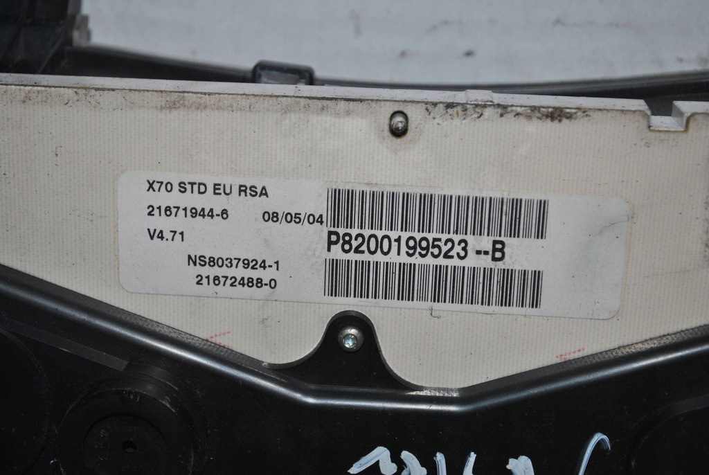 фото №3, Счетчик спидометр renault master ii p8200199523b