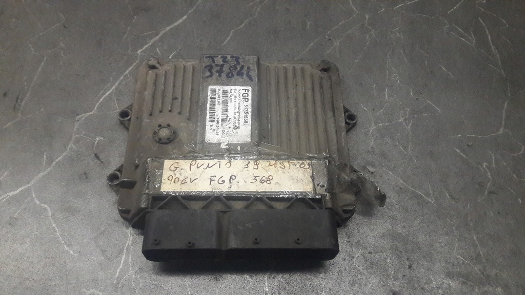фото №1, 51781568 бортовий комп'ютер блок керування двигуна fiat grande punto 1.3jtd