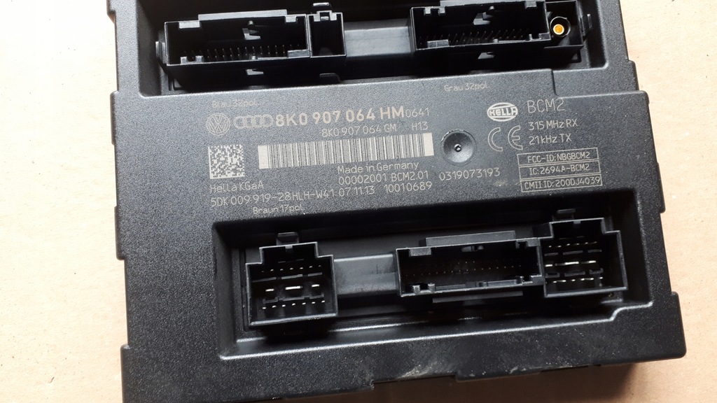 фото №5, S4 b8 lift a4 модуль блок керування комфорту 8k0907064hm