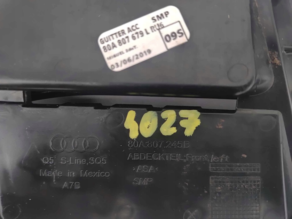 фото №10, Audi q5 ii 80a s-line 16- решётка решётка радиатора бампера левая 4027