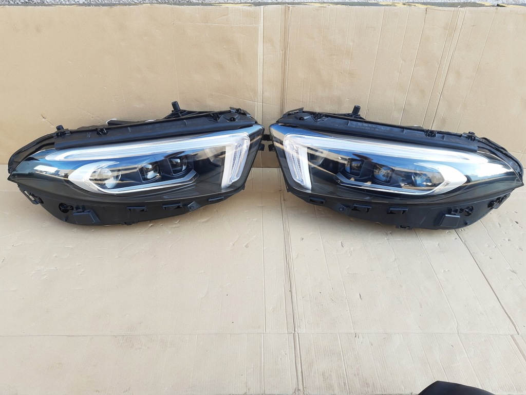 фото №16, Mercedes a w177 ліва+ права лампа led multibeam