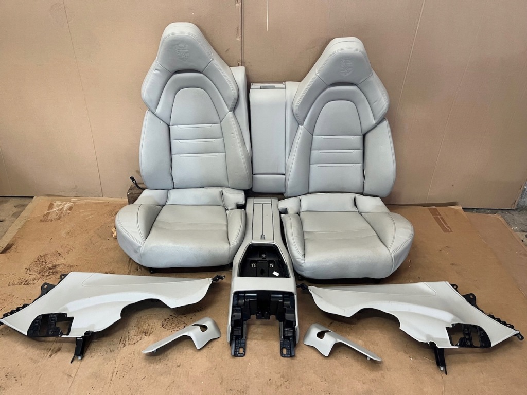 фото №13, Idealne kpl сиденья + модули + шторка porsche panamera 971 kreide 1