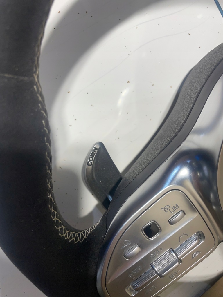 фото №9, Mercedes w222 w205 w257 w213 w177 воздуховод amg alcantara лепестки переключения 63 amg