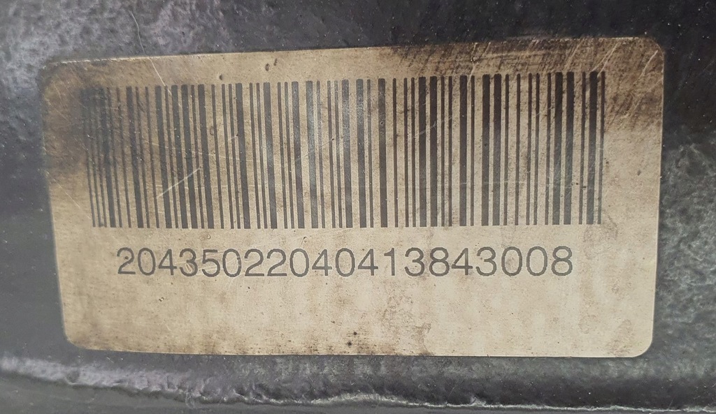 фото №7, Міст диференціал задня mercedes w204 2.2 cdi 2043502204