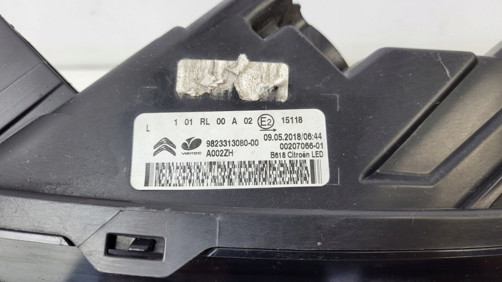 фото №5, -лампа противотуманная фара drl левый citroen berlingo iv c3 iii 2016-