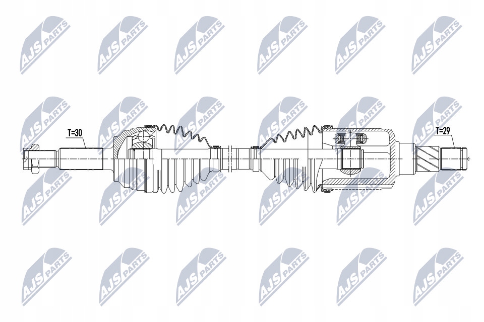 фото №2, Npw-ch-074 nty привідний вал привідна tesla model x 60d/75