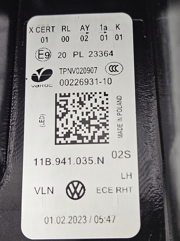 фото №14, Ліва лампа перед vw id4 id.4 2020- 11b941035n full led