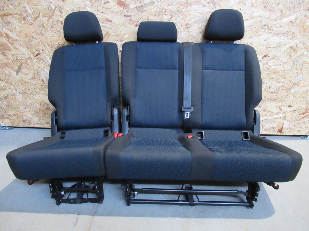 фото №12, Vw caddy iv 4 2k сидіння сидіння заднє сидіння isofix niebieskie kutamo