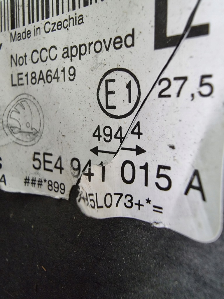 фото №13, Skoda octavia iv 4 led лампа передняя перед левая