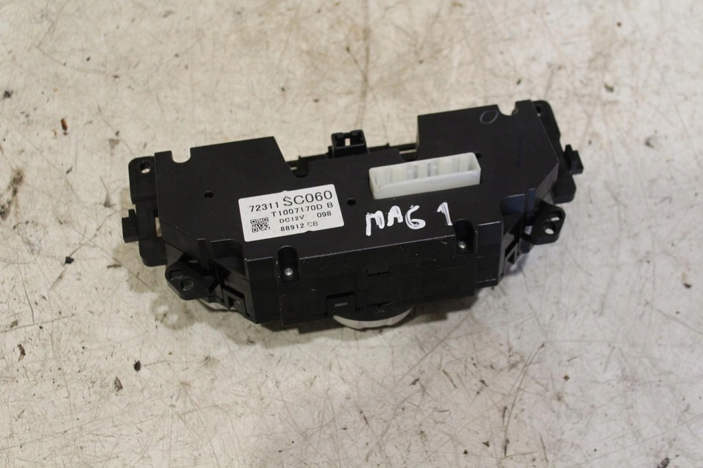 фото №6, Панель керування вентиляція кондиціонер subaru forester iii sh 72311sc060