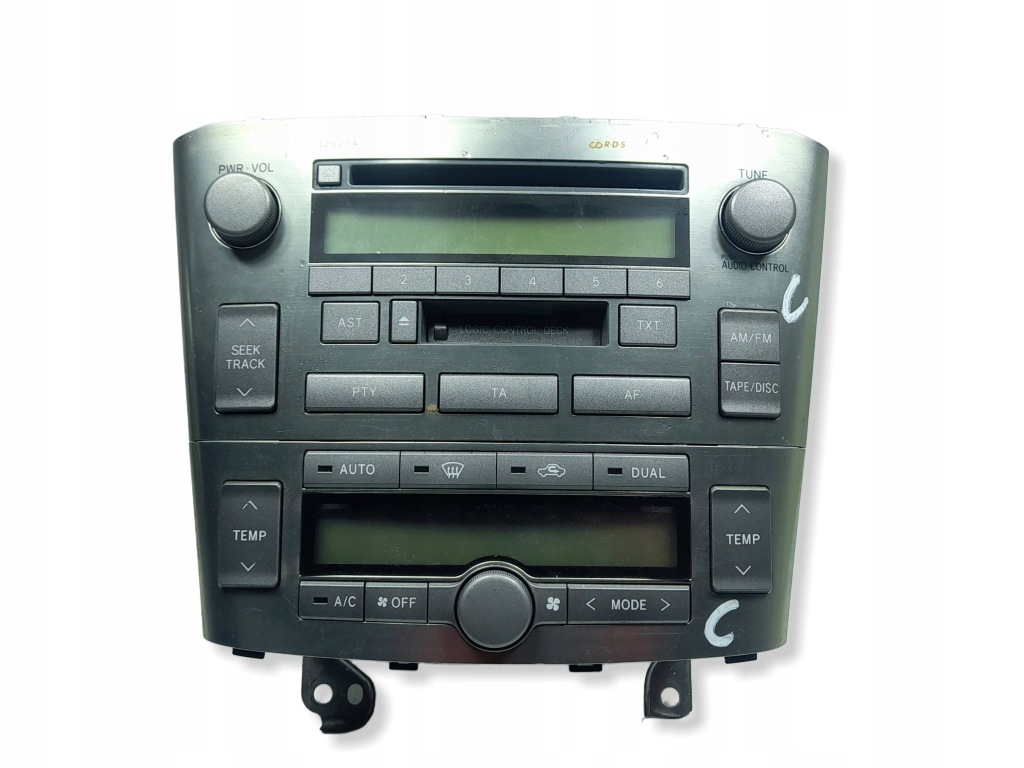 фото №2, Радиопроигрыватель радио заводской 8612005080 toyota avensis t25