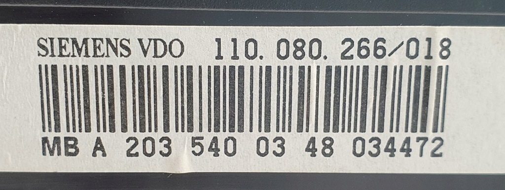 фото №7, Лічильник mercedes w203 a2035400348 europa