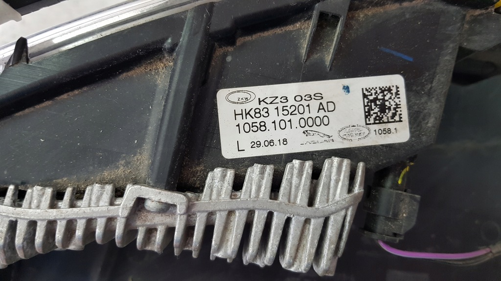 фото №11, Jaguar f-pace led drl противотуманная фара + направляющая бампера + электропроводка pdc 2024