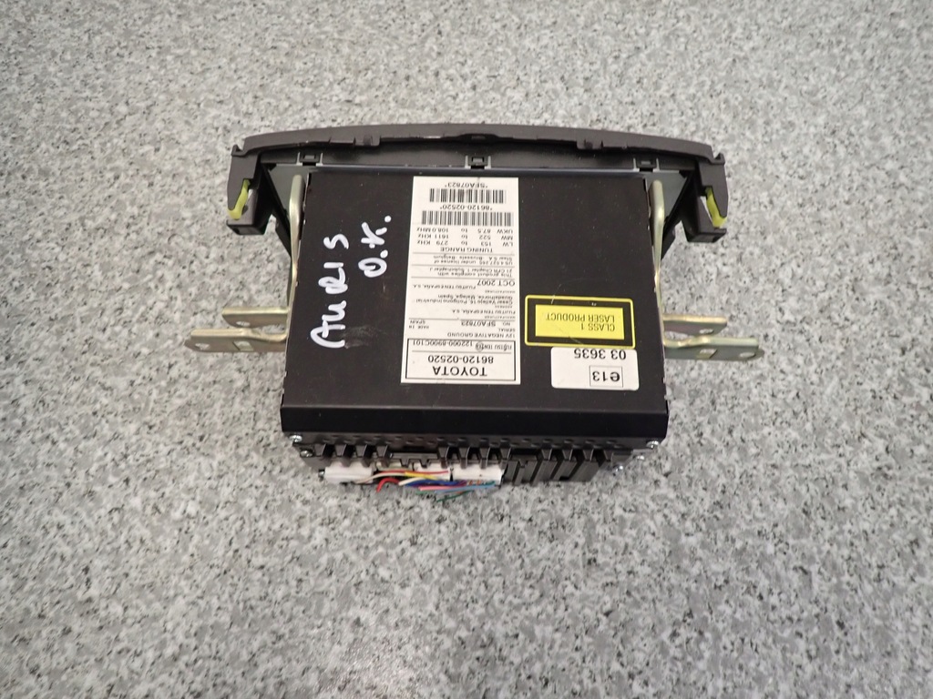 фото №5, Toyota auris 06-09 радио заводской радиопроигрыватель