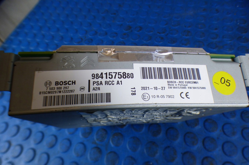 фото №9, Радіо навігація stbdb 9841575880 toyota proace combo e rifter partner iv