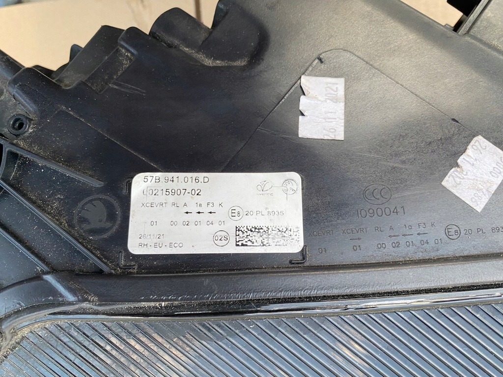 фото №8, Skoda оригінальний номер 57b941016d фара full led