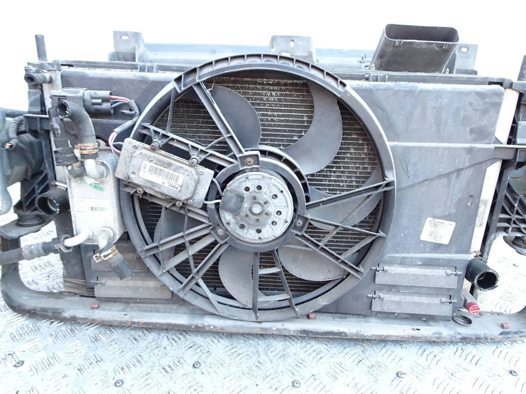 фото №9, Pas передній радіатор kpl. volvo s40 v50 c70 ii 2.4 b автоматична коробка передач