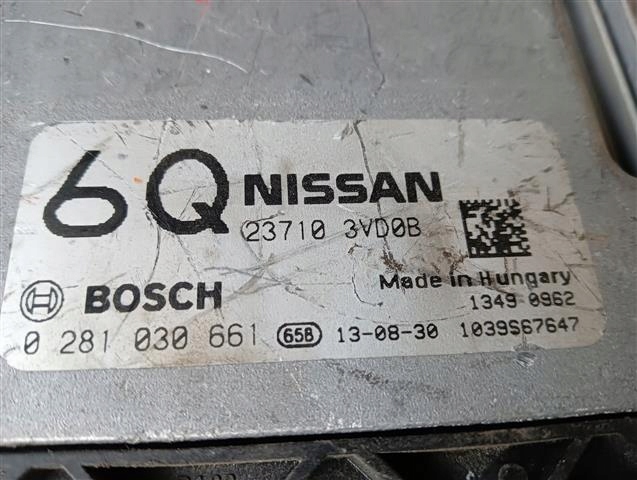 фото №4, Бортовий комп'ютер note e12 1.5 dci 0281030661 237103vd0b