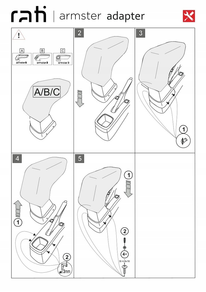 фото №6, Підлокітник з адаптер do suzuki swift, 2024- , arm2-black