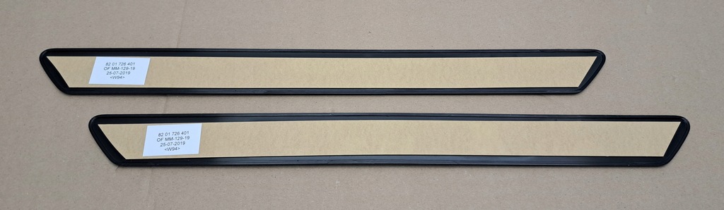 фото №3, Оригінал renault накладки порогові 8201726401 renault zoe