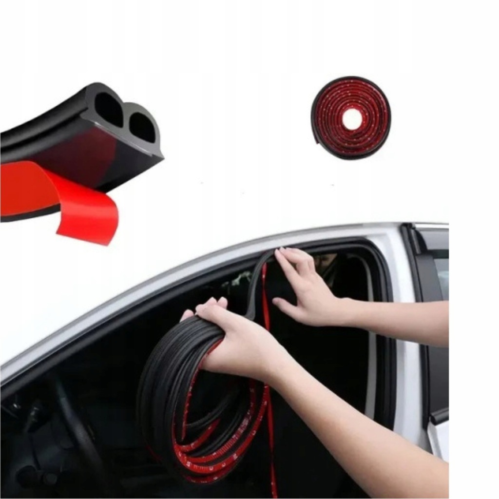 фото №1, Стрічка ущільнювальна прокладка b автомобільна do двері автомобіля 5m гумовий елемент профіль