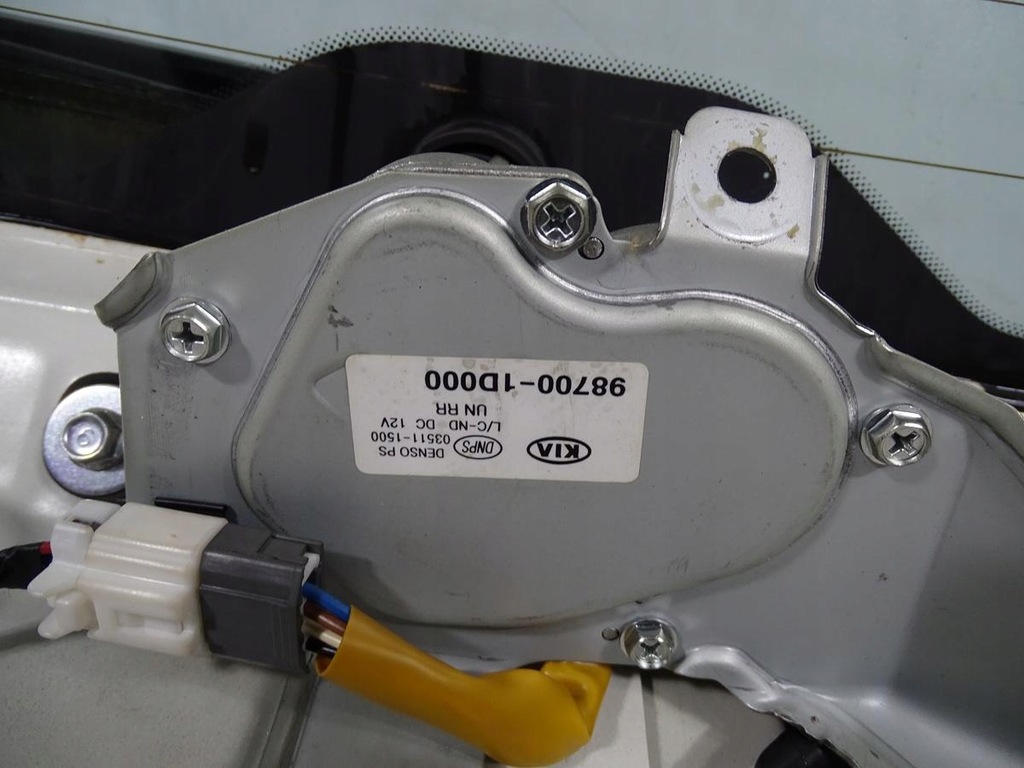 фото №13, Крышка багажника задняя + стекло + моторчик + накладка kia carens iii 3 2006-2012 - 1d