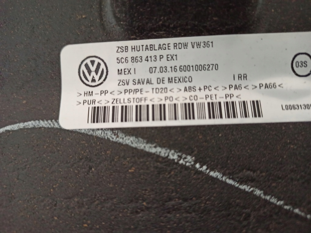 фото №5, Vw jetta полиця багажника sedan 2011-2017r 5c6863413p