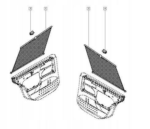 фото №3, Зачіп кліпса шторка жалюзі двері renault megane scenic fluence 8200163859