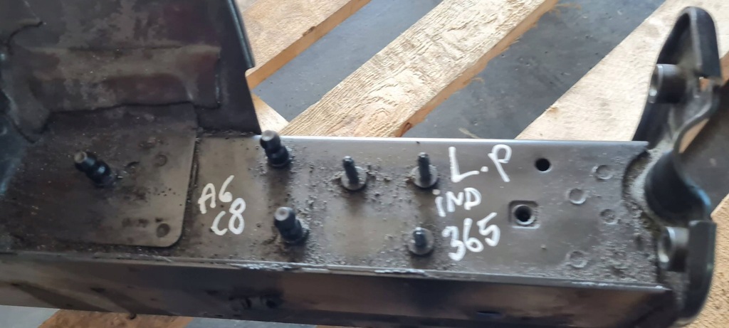 фото №7, A6 c8 4k лонжерон четверть левая левый перед передняя lz7s