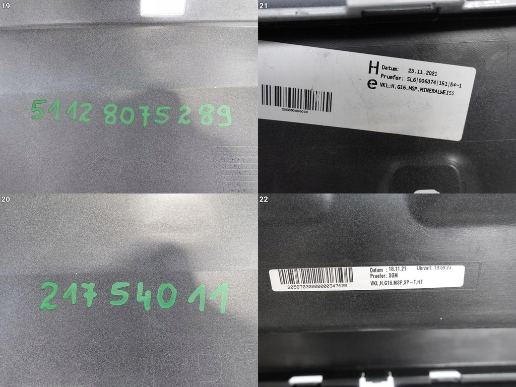 фото №11, Bmw 8 g16 gran coupe m-pakiet бампер задняя 6pdc