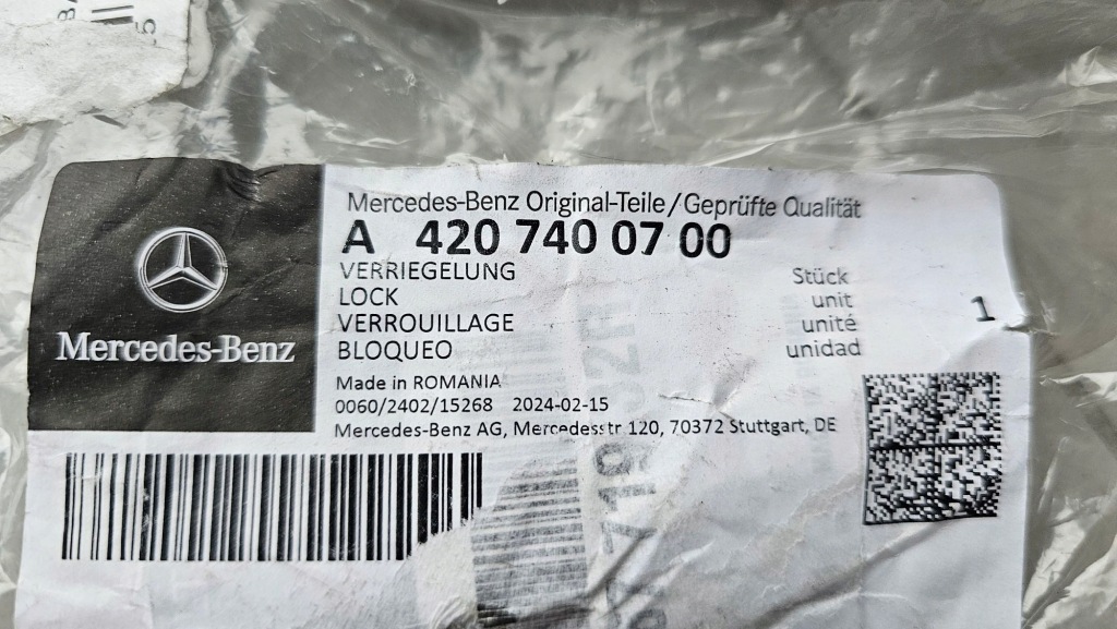 Купить Ручка внутренняя засов дверь задний  citan ii kangoo a4207400700 846771932r