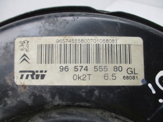 фото №7, Peugeot 207 hdi підсилювач гальм гальма насос trw 9657455580
