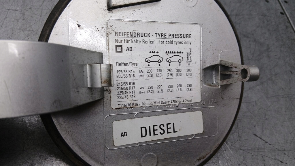 фото №4, Крышка заливной opel vectra c 1.9cdti kombi