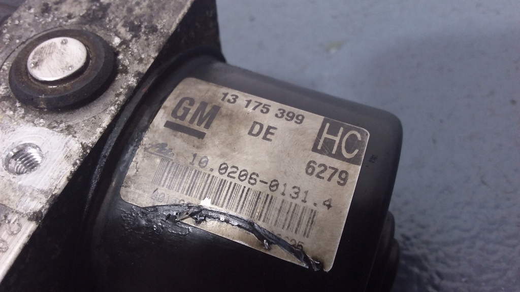 Opel astra gtc h 1.9 cdti насос abs 10.0960-0531.3 13175399hc Зі Шроту